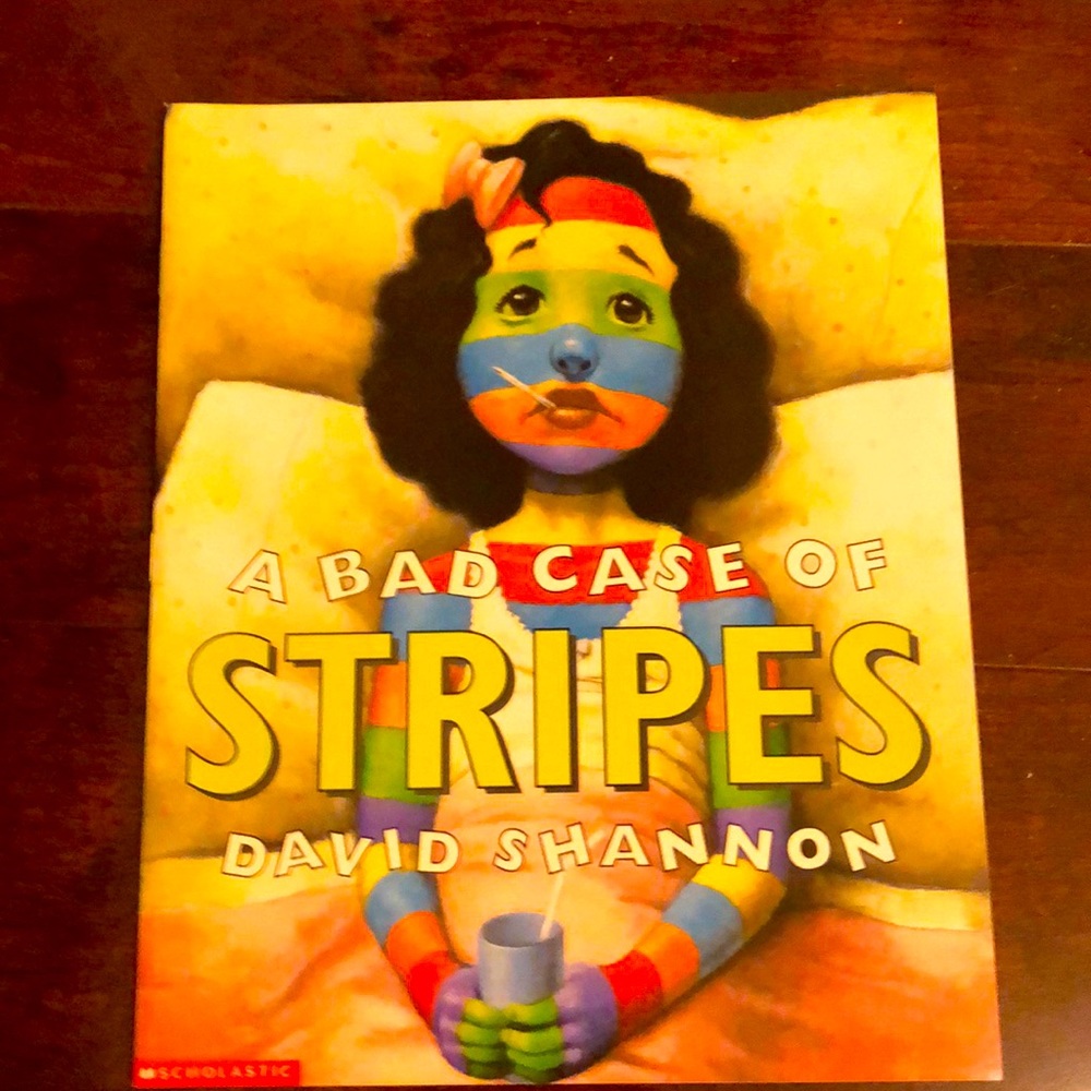 A BAD CASE OF STRIPES - NWOT SCHOLASTIC CHILDREN’S BOOK EDUCATIONAL  1998 - #233